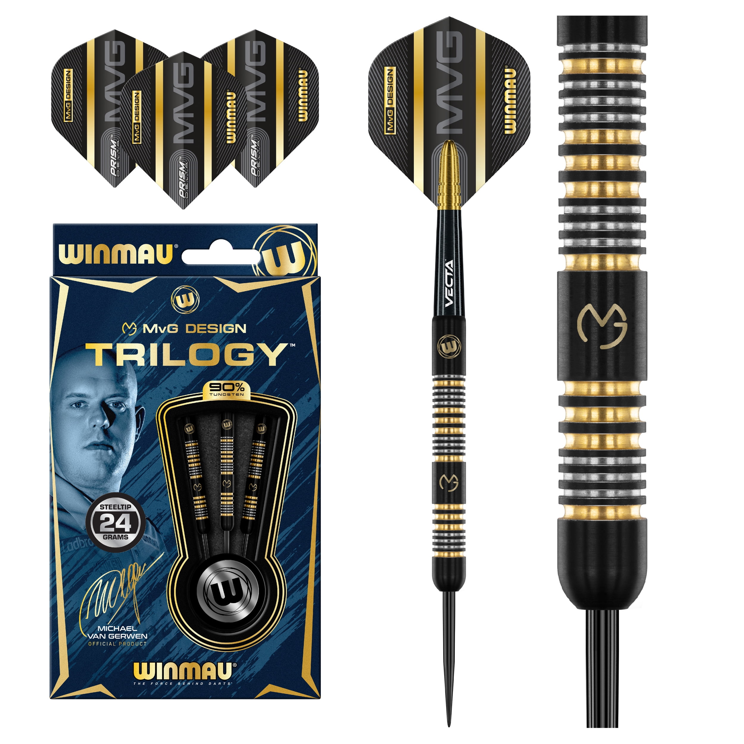 Winmau Michael van Gerwen  MVG Trilogy Steel Tip Darts