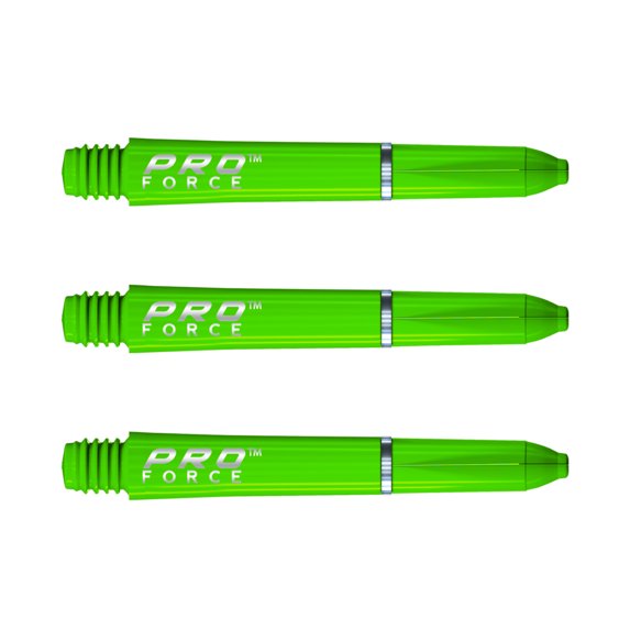 Winmau Pro-Force Dart Shafts Green - Short