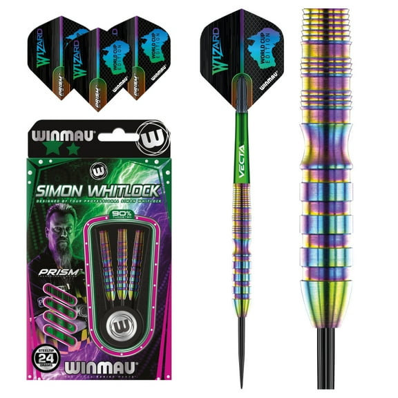Winmau Simon Whitlock World Cup SE Steel Tip Darts - 24g
