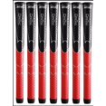 thumbnail image 1 of Winn DRITAC AVS Standard Golf Grip Set of 7 - Black/Red  - Comfortable Grip, 1 of 7