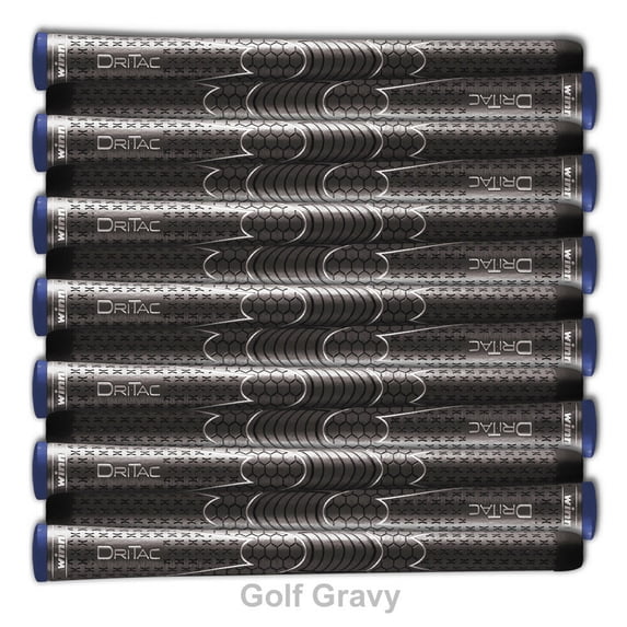Winn Dri-Tac AVS 6DT-DG Soft Midsize Golf Grips - 13 Piece Performance Bundle