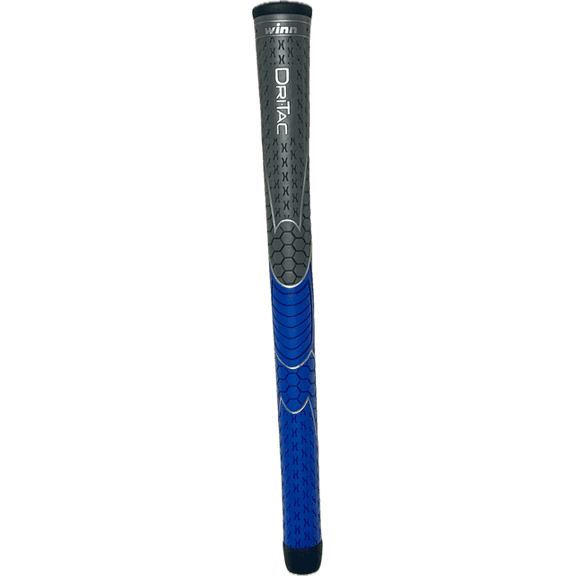 Winn Dri-Tac Gray/Blue STANDARD Golf Grip *NEW*