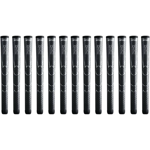 Winn Dri-Tac Oversize (+1/8) Dark Gray 13 Piece Golf Grip Bundle