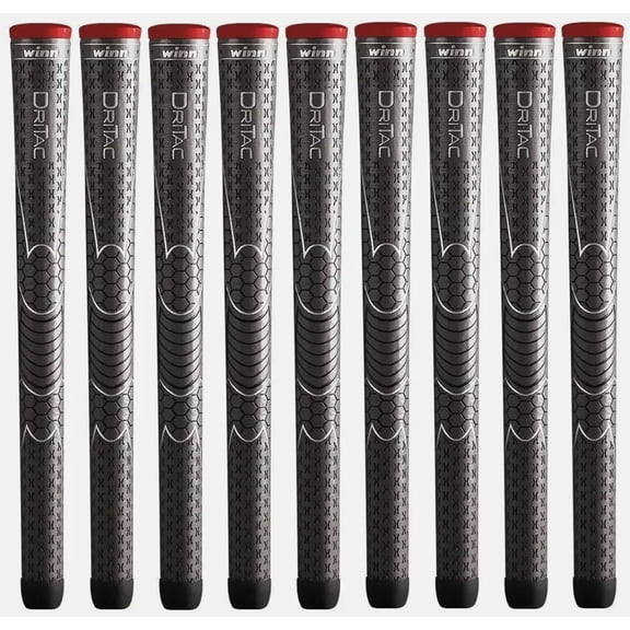Winn Dri-Tac Standard Dark Gray 13 Piece Golf Grip Bundle