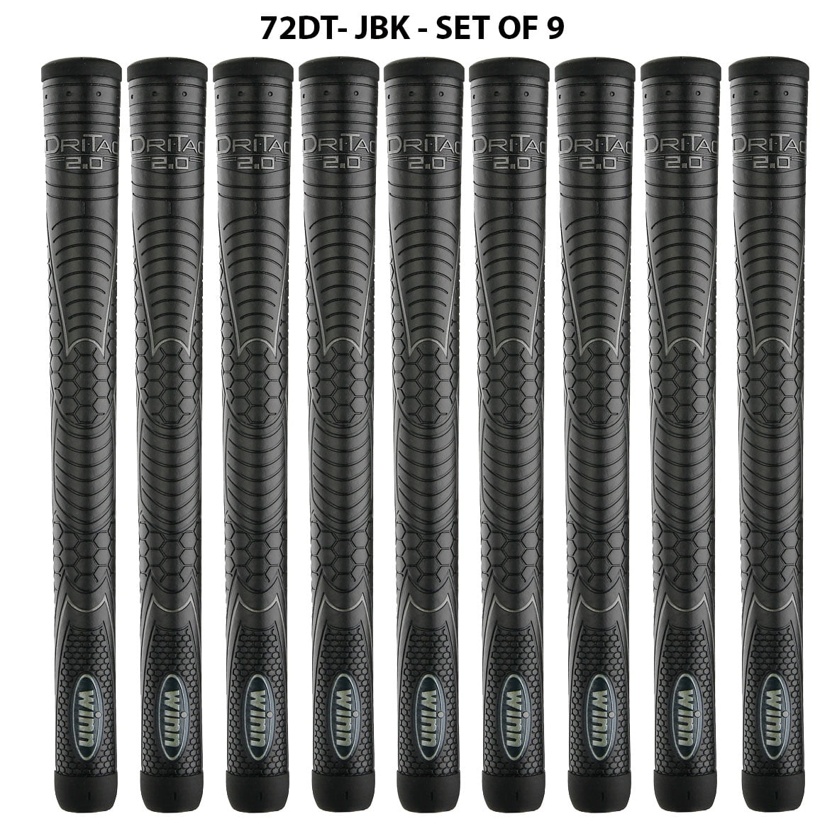 Winn Grips Dri-Tac 2.0 series Advance Polymer Technology, 09 Piece Golf Grip Bundle
