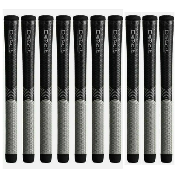 Winn Grips Dri-Tac LT Series Golf Grip Bundle - 10 Piece 5LTDT, Polymer Technology, Hand Alignment