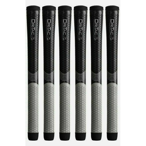 Winn Grips Dri-Tac LT Series Golf Grip Bundle - Set of 6, Polymer Technology, Non-Slip Comfort- 5LTDT