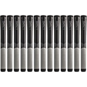 Winn Grips Dri-Tac LT series Polymer Technology 13-6LTDT, 13 Piece Golf Grip Bundle-Midsize +1/16"", Black/Gray