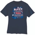 thumbnail image 1 of Winnepeg Hockey "I Bleed Blue & Red Go Winnepeg!" T-shirt, 1 of 1