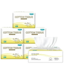 Winner Baby Cotton Dry Wipe 600 Counts 7.87"x 5.9" Unscented Disposable Facial Cotton Wipe for Baby Sensitive Skin