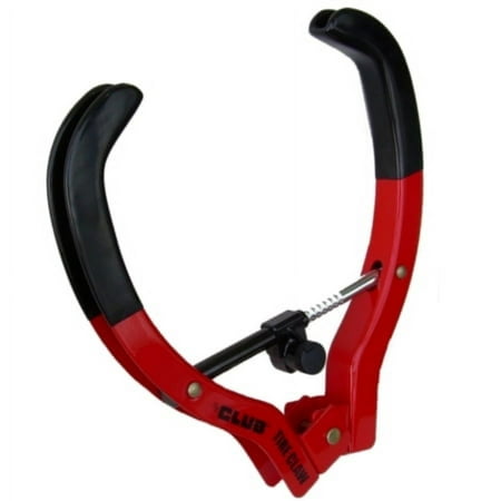Winner International The Club 491 Tire Claw XL Security Device, red black