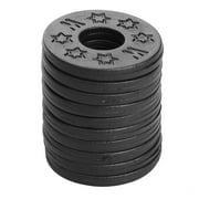 Winnereco 10pcs Rubber Guitar Strap Locks Blocks for Acoustic Electric Guitar Bass