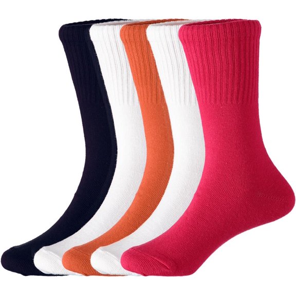 Winners Choice Crew Socks, Assorted - 5 Pack