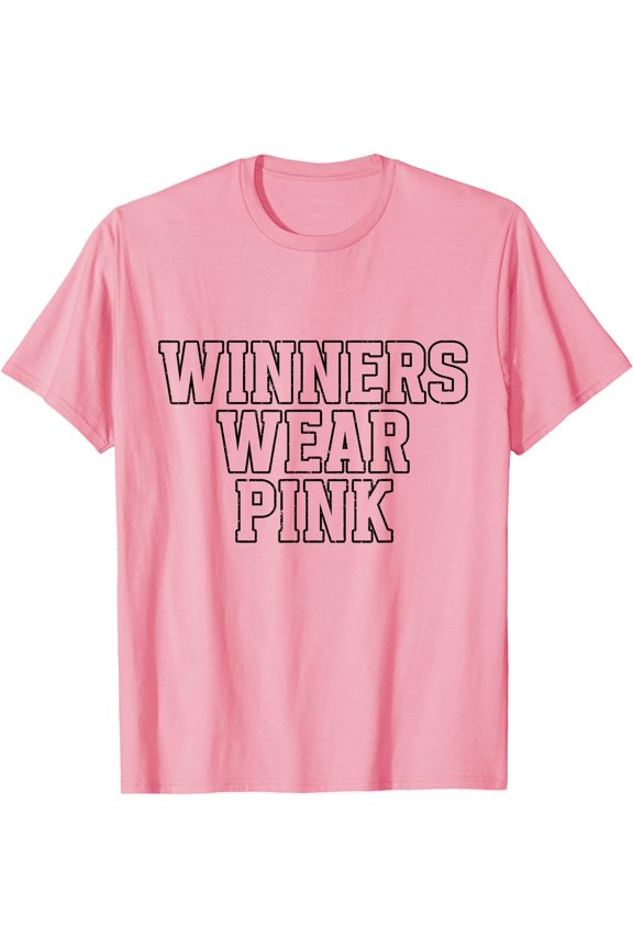 Winners Wear Pink Sleepaway Color war Pink Team Spirit T-Shirt