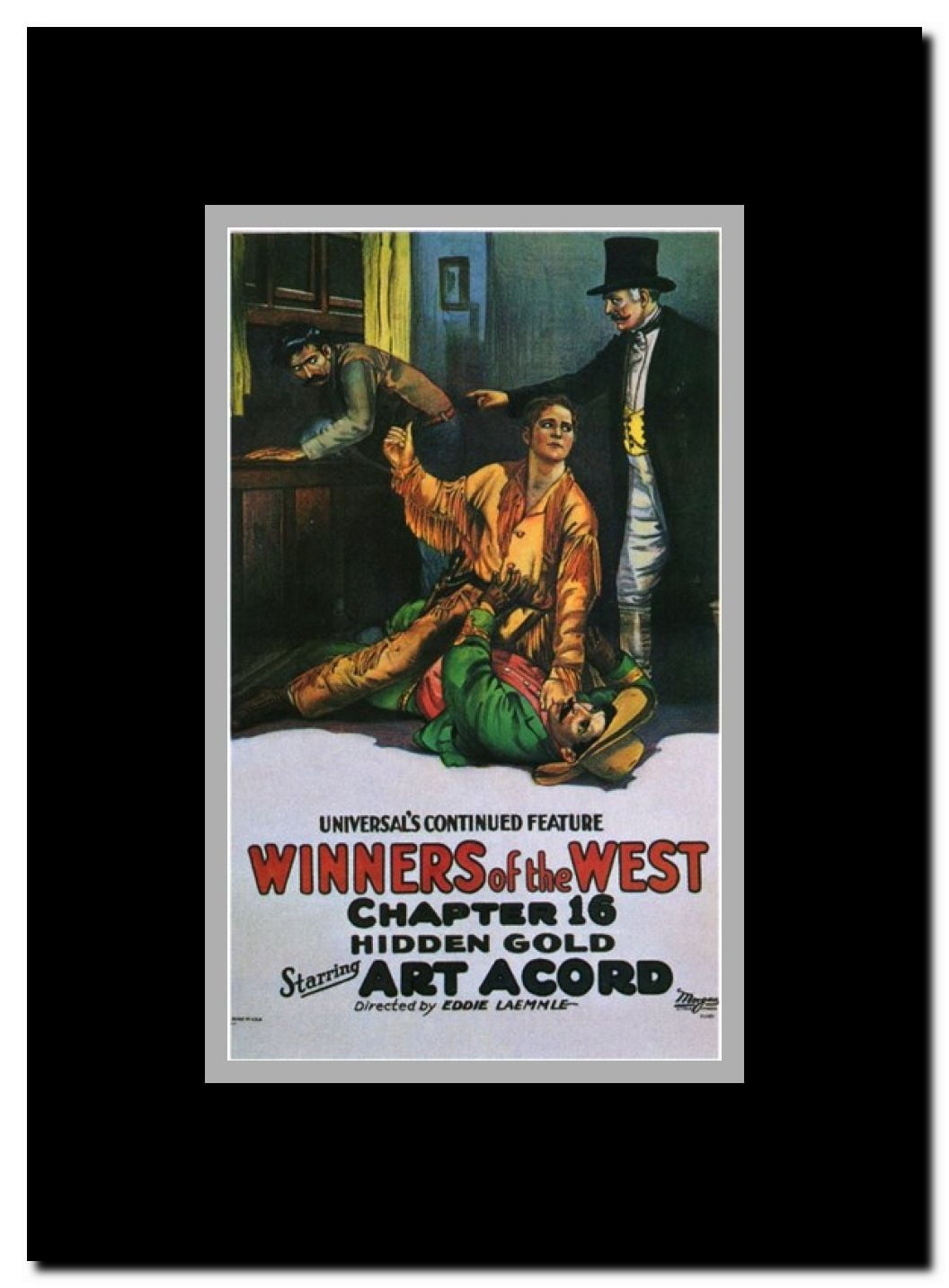 Winners of the West Framed Movie Poster