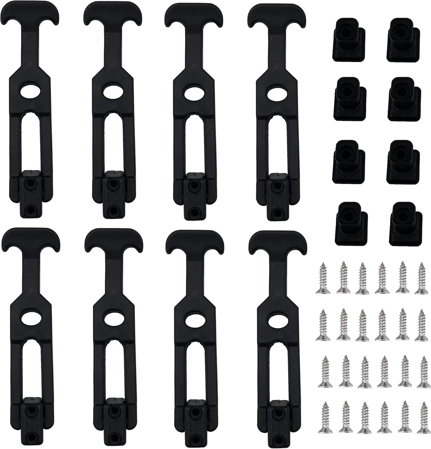 Winnerw 8 PCS Latest Model 6.3'' Rubber Flexible THandle Draw Latches