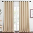 Winnerw Blackout Sliding Glass Door Curtain 110 inch Length, Grommet