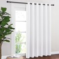 Winnerw Sliding Door Curtain Window Treatment for Living Room, Energy