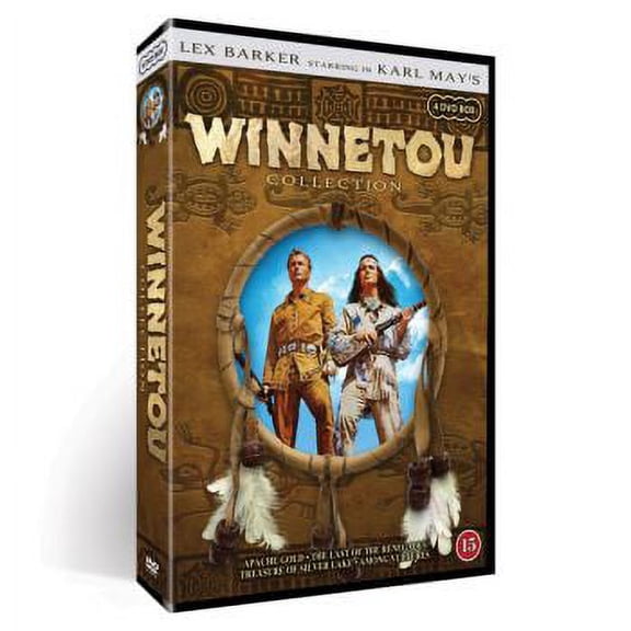 Winnetou Collection - 4-DVD Set ( Apache Gold / The Last Of The Renegades / Treasure at Silverlake / Among Vultures ) ( Winnetou I / Winnetou II / Der Sc [ NON-USA FORMAT, PAL, Reg.0 Import - Sweden ]