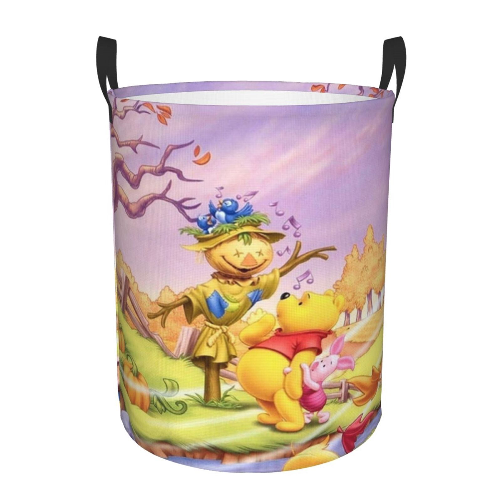 Clastyle 63L Large Rainforest Animals Kids Laundry Hamper With Lid & Handle - Foldable Toy & Clothes Storage - View #3