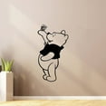 thumbnail image 1 of Winnie The Pooh Cute Pooh And Bee Drawing Art Vinyl Wall Decal Wall Art Wall Decoration Winnie The Pooh Cartoon Home Room Kids Room Boys Girls Bedroom Living Room Home Décor Design Size (20x8 inch), 1 of 3