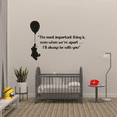 thumbnail image 1 of Winnie The Pooh Even When We're Apart Ill Always Be With You Inspirational Quote Vinyl Wall Art Sticker Wall Decal Decoration Home Room Nursery Kids Room Boy Girl Kinder Wall Décor Size (8x10 inch), 1 of 3
