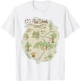 thumbnail image 1 of Winnie The Pooh 100 Acre Woods Map Unisex Softstyle T-Shirt for Men Women Kids, 1 of 5