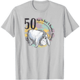 thumbnail image 1 of Winnie The Pooh 50th Anniversary Eeyore Fiftieth Birthday Unisex Softstyle T-Shirt for Men Women Kids,Ice Grey Color,Size 3XL, 1 of 5