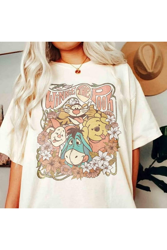 Winnie The Pooh And Friends Shirt, Disney Pooh Shirt, Disneyland Shirt, Pooh Bear Shirt, Disney Shirt, Disney Trip Sweatshirts-5Xl Shirt