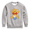 thumbnail image 1 of Winnie The Pooh - And Honey Pot Graphic Long Sleeve Fleece Sweatshirt, 1 of 4
