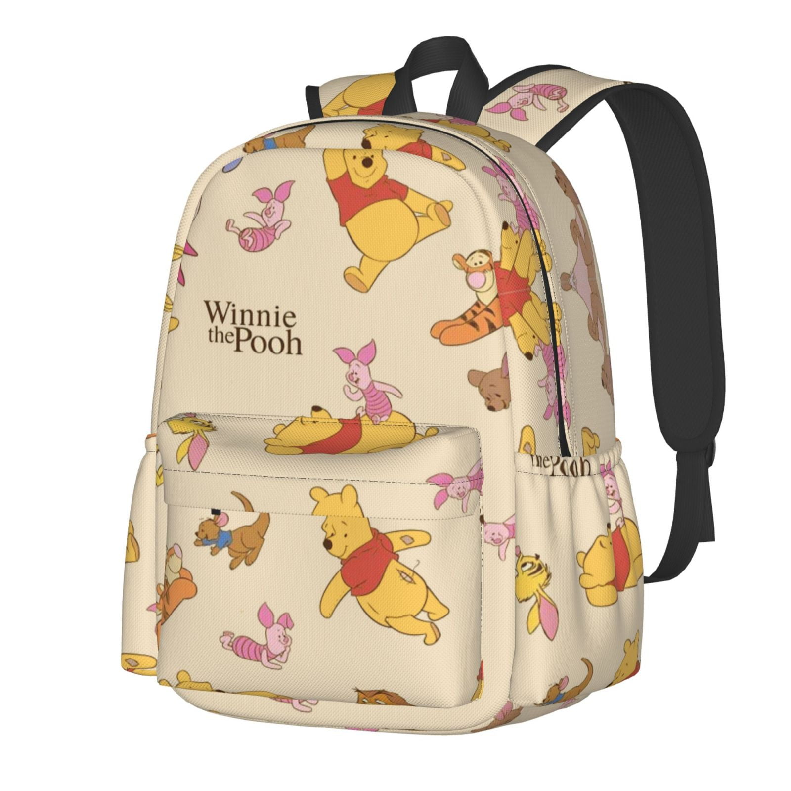 Winnie The Pooh Anime Backpack Large Capacity Daypack Lightweight Travel Laptop Bag Unisex Waterproof Backpacks For Men Women
