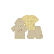 Winnie The Pooh Baby Boy 3 Piece Short Set, Sizes 0-24 Months