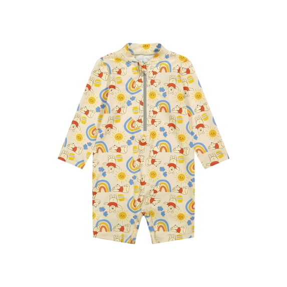 Character Baby Boy One- Piece Rash Guard Swimsuit, Sizes 0/3M- 24M