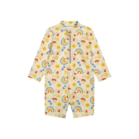 Character Baby Boy One- Piece Rash Guard Swimsuit, Sizes 0/3M- 24M