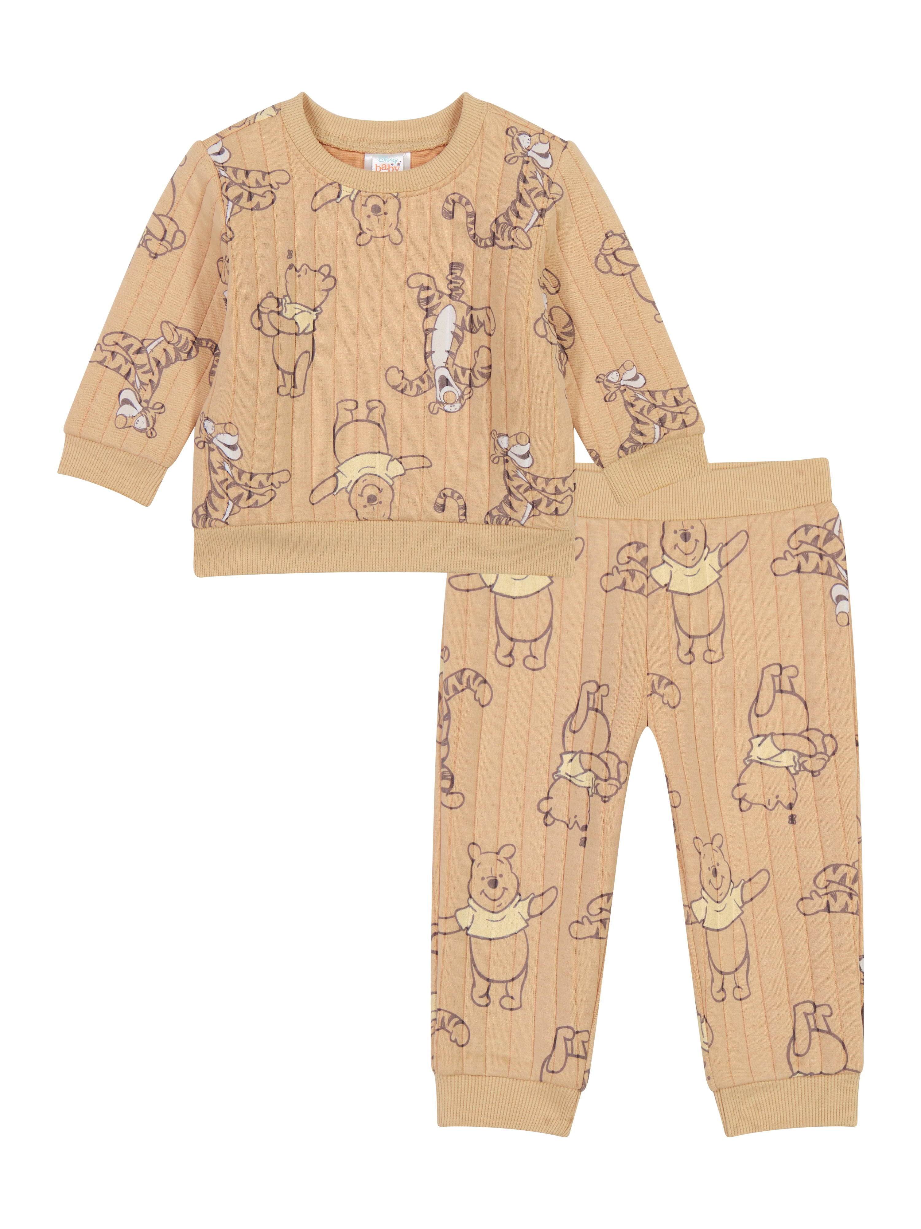 Winnie The Pooh Baby Boy Quilted Jogger Set, Sizes 0/3 Months 24