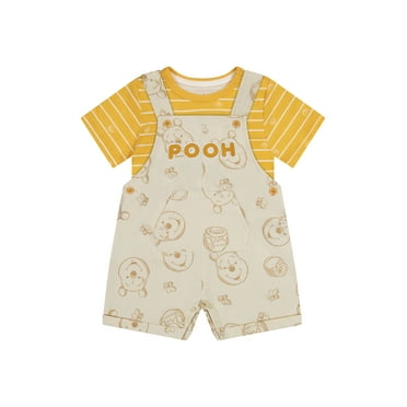 Winnie The Pooh Baby Boy Shortall Set, Sizes 0/3 Months-24 Months