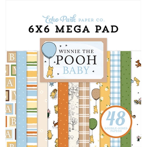 Winnie The Pooh Baby Cardmakers 6X6 Mega Pad
