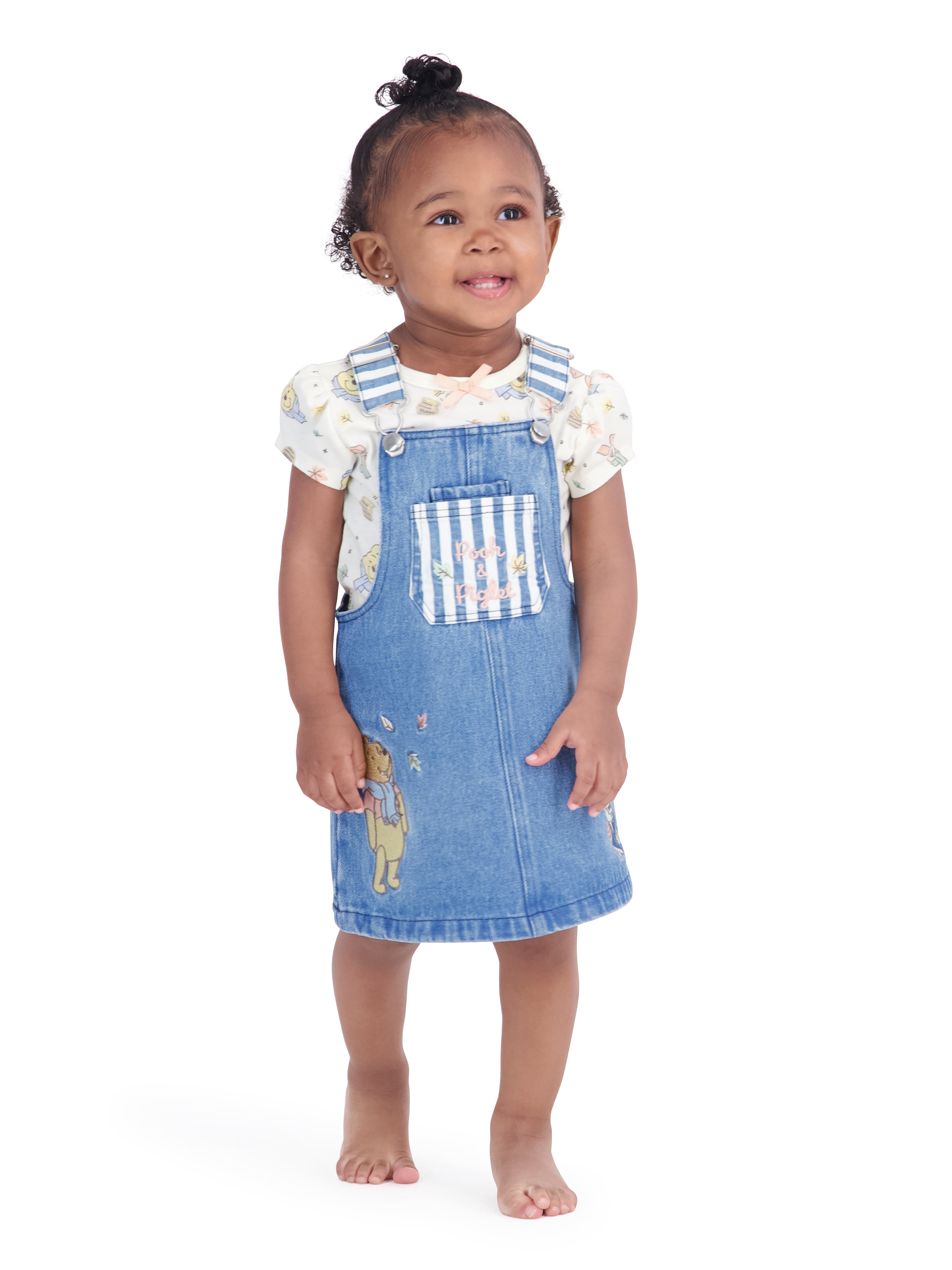 Winnie The Pooh Baby Girl 2 Piece Jumper Set, Sizes 0-24 Months