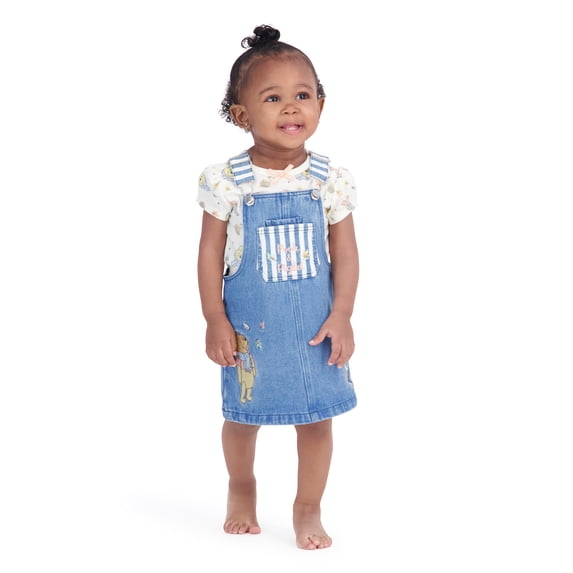 Winnie The Pooh Baby Girl 2 Piece Jumper Set, Sizes 0-24 Months