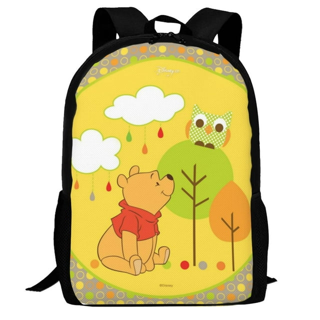 Winnie The Pooh Backpack,3d Print Laptop Backpack Lightweight Casual ...