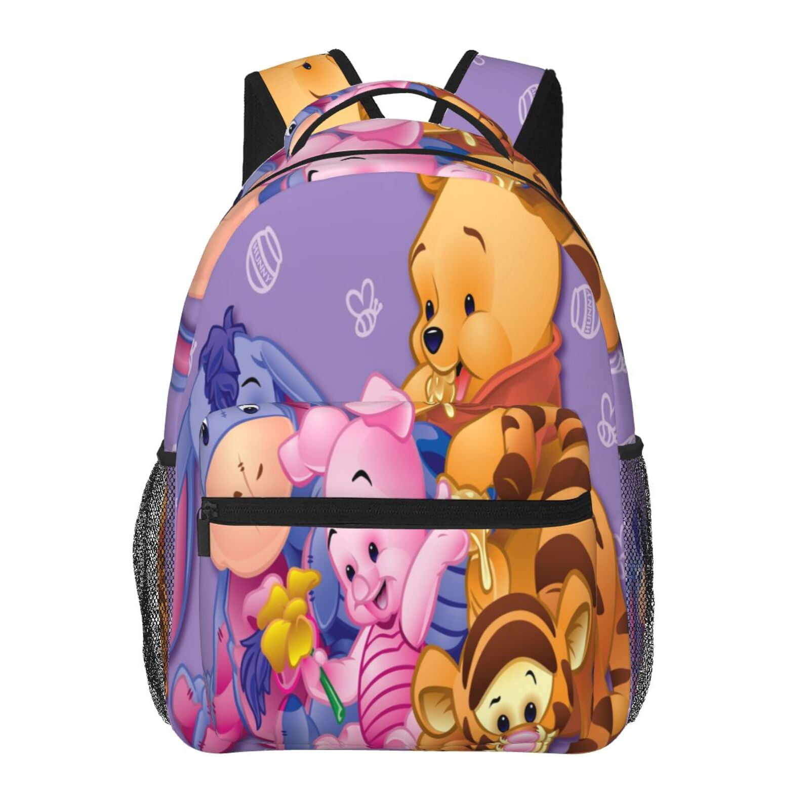 Winnie The Pooh Backpack 3d Printed Cartoon School Bag Bookbag With ...