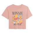 thumbnail image 1 of Winnie The Pooh - Bootleg Tee - Juniors Cropped Graphic T-Shirt, 1 of 4