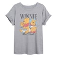 thumbnail image 1 of Winnie The Pooh - Bootleg Tee - Juniors Oversized Graphic T-Shirt, 1 of 4