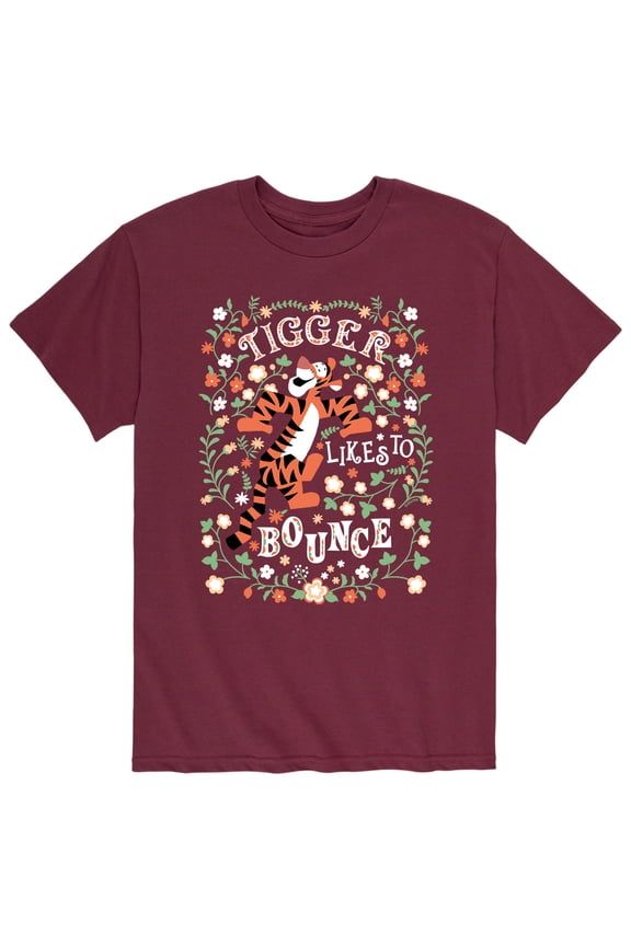 Winnie The Pooh - Bouncing Tigger - Men's Short Sleeve Graphic T-Shirt