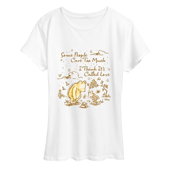 Winnie The Pooh - Care Too Much Its Love Short Sleeve Graphic T-Shirt