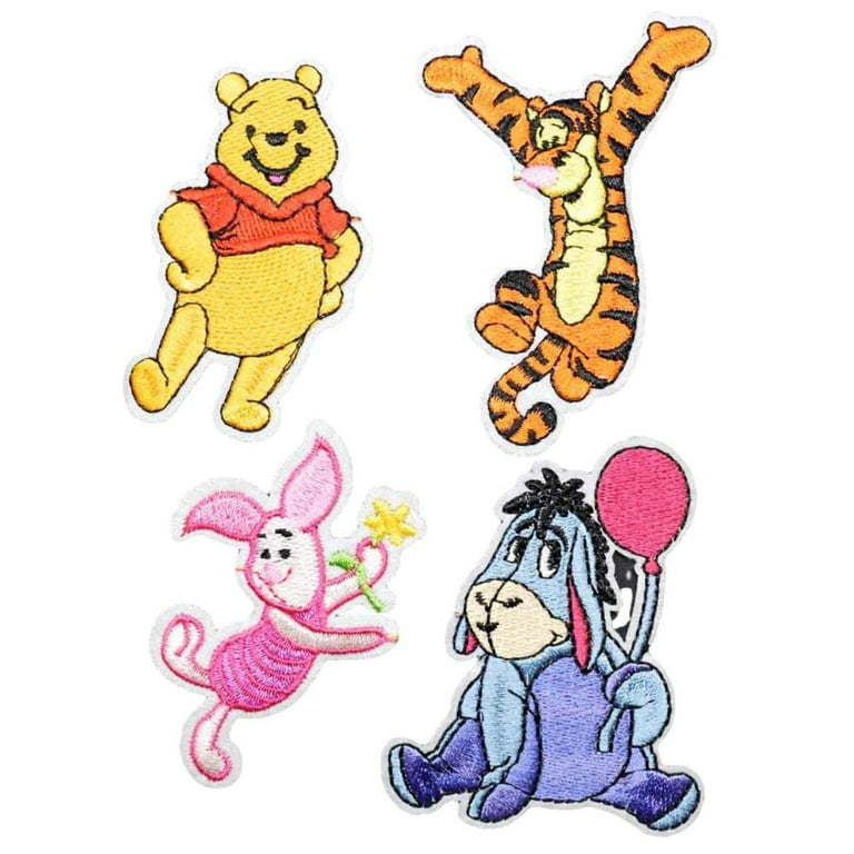 Cartoon Winnie The Pooh Two Squirrel Iron On Lovely Embroidered Cloth Patch  For Girls Clothes Stickers Apparel Garment Wholesale - Patches - AliExpress