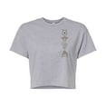 thumbnail image 1 of Winnie The Pooh - Character Art - Juniors Cropped Cotton Blend T-Shirt, 1 of 4