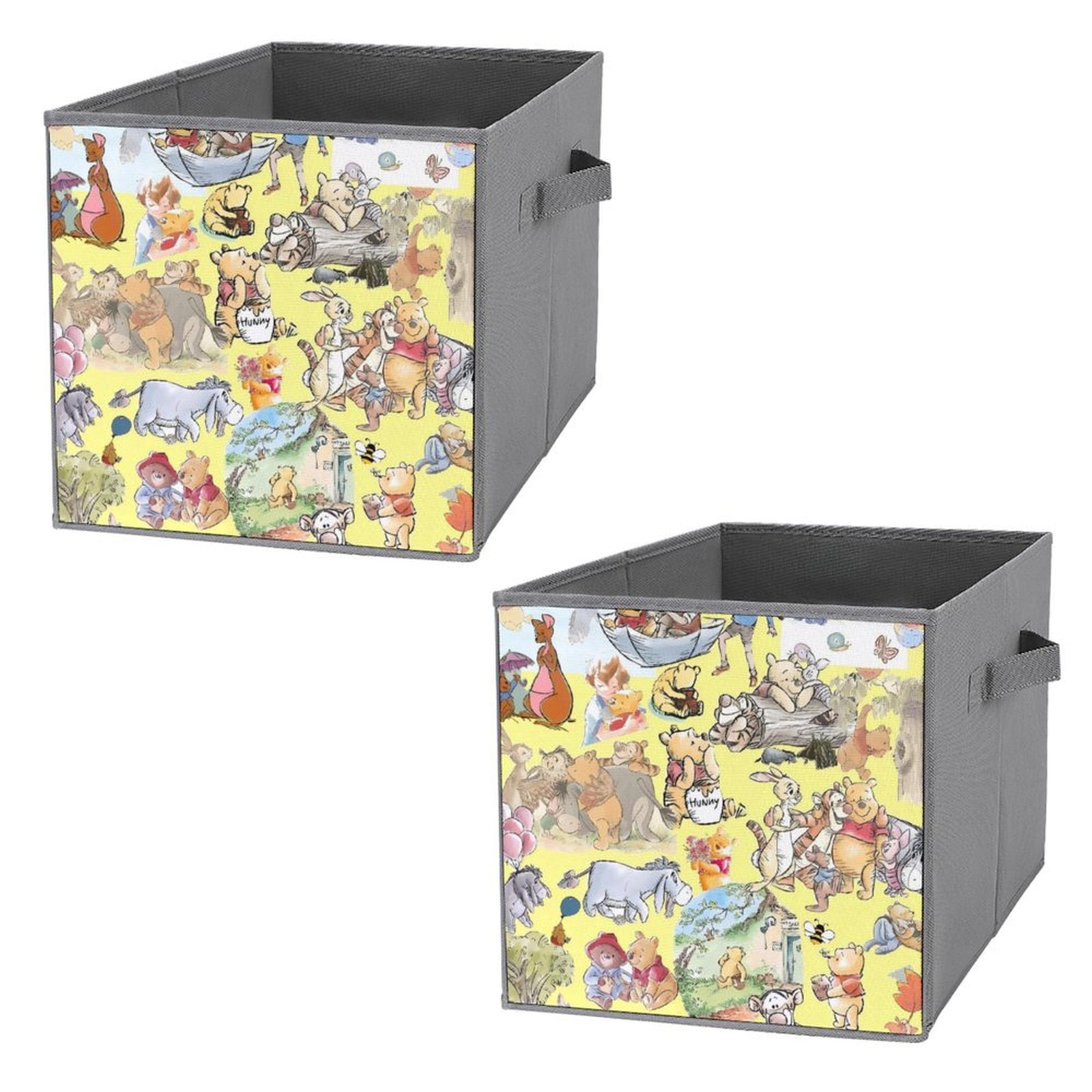 Winnie The Pooh Children's folding storage box 2PCS - Walmart.com