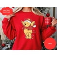 thumbnail image 1 of Winnie The Pooh Christmas Lights Sweatshirt, Pooh Christmas Sweatshirt, Holiday Sweater, Winter Crewneck Shirt, 1 of 5