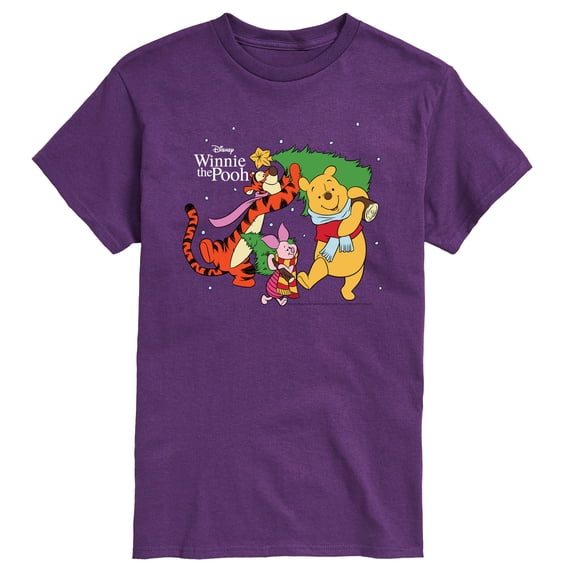 Winnie The Pooh - Christmas - Men's Short Sleeve Graphic T-Shirt